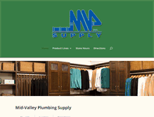 Tablet Screenshot of midvalleyplumbing.com